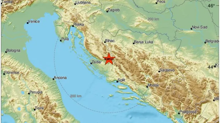 Osjetili su ga i kod Drni&scaron;a: 'Probudija me'