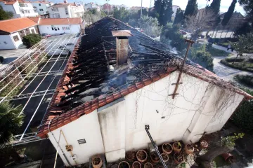 Restoran i kuhinja potpuno su izgorjeli, a urušio se i krov