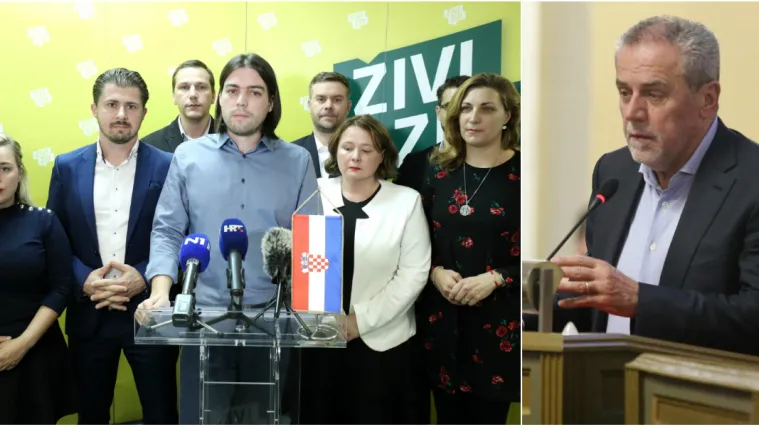 Živi zid i Sinčić kažnjeni s 2500 kuna: 'Bandiću, licemjeru! Kad padne&scaron;, svi ćemo prodisati'