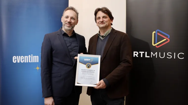 Eventim uručio priznanje RTL Musicu za najvi&scaron;e događaja u prodaji u 2019. godini!