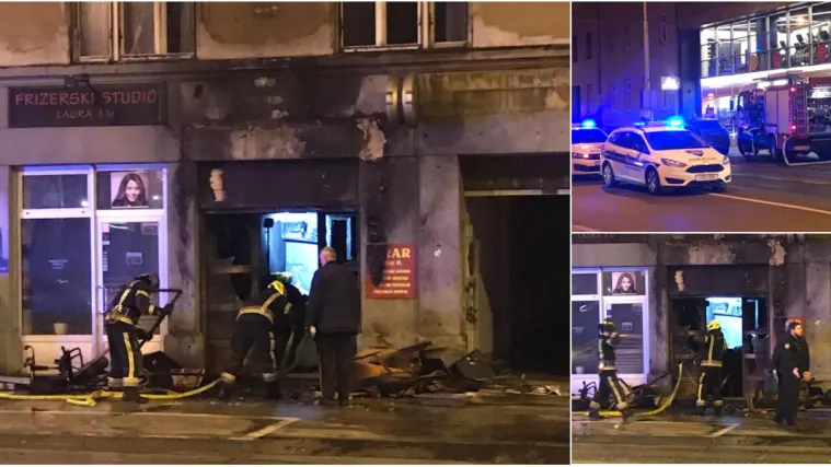 Požar na Maksimirskoj cesti u Zagrebu: Vatrogasci stigli na vrijeme, spriječene su teže posljedice