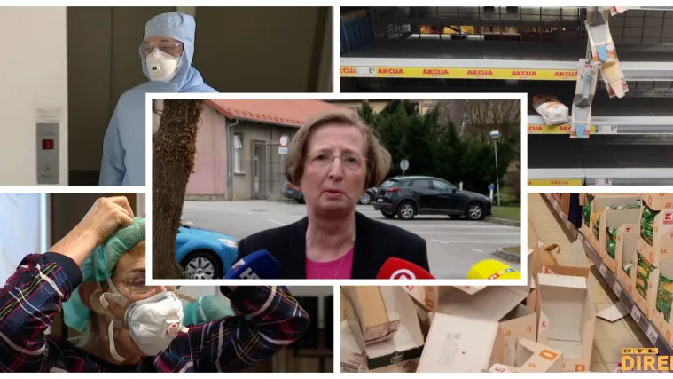 Opusto&scaron;eni dućani, histerija u zraku, panika: 'Bitno je da poručimo ljudima da se ne boje''