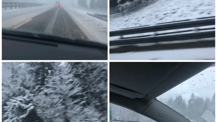 FOTO Dugo očekivana zima napokon stigla u Hrvatsku, Liku zabijelio snijeg