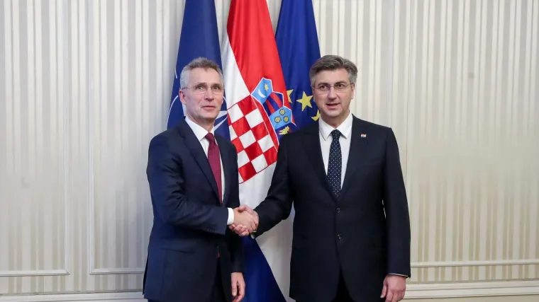Glavni tajnik NATO-a kod Plenkovića: 'Hrvatska je cijenjeni partner, dajete velik doprinos'