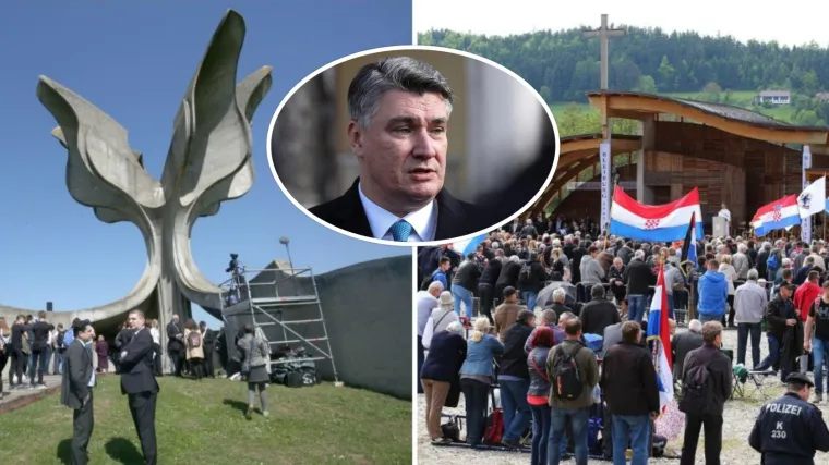 ANKETA Slažete li se sa stavom predsjednika Milanovića: 'Otići ću u Jasenovac, a u Bleiburg neću'
