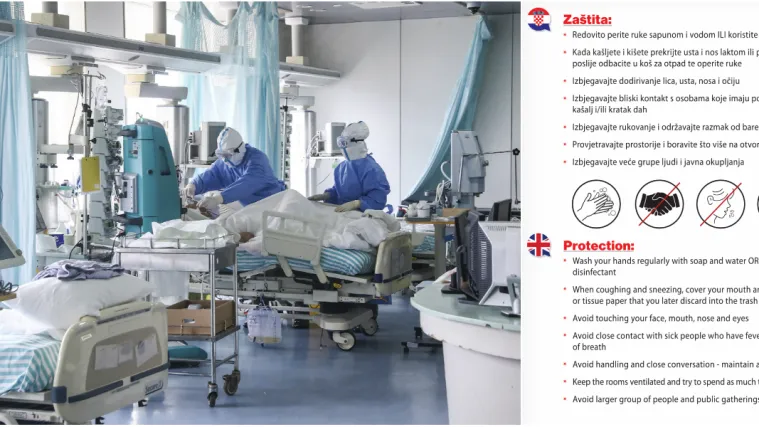 Engleski im očito nije jača strana: HZJZ-u se na plakatu o koronavirusu potkrale pogre&scaron;ke