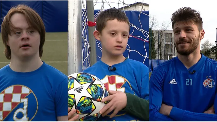 Dinamovi nogometa&scaron;i zaigrali nogomet s posebnim navijačima: 'Ta radost je neiskvarena i iskrena'