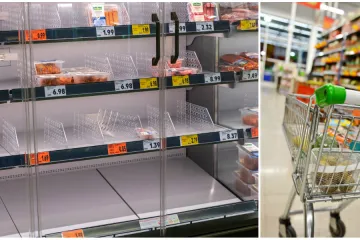 Prazne police u trgovinama jer žele biti spremni za samoizolaciju: 'Prisutna je panika...'