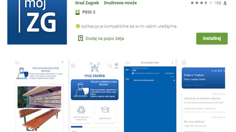 Gradska uprava razvila 'mojZAGREB'