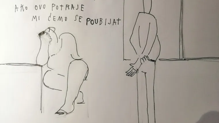 Njezin crtež je hit - 'Cili dan u kući. Ako ovo potraje...'