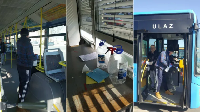 Alarmantno stanje u autobusima ZET-a: Radnici bez za&scaron;tite bri&scaron;u krpicom, nemaju maske, neki ni rukavice