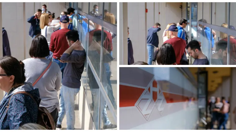 Pred HZZ-om gužva kakva se ne pamti: Otpušteni masovno dolaze po naknade za nezaposlene