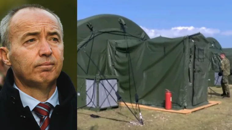 Nakon zahtjeva Bero&scaron;a: MORH ispred KB Dubrava podiže &scaron;atorsko naselje za oboljele od virusa