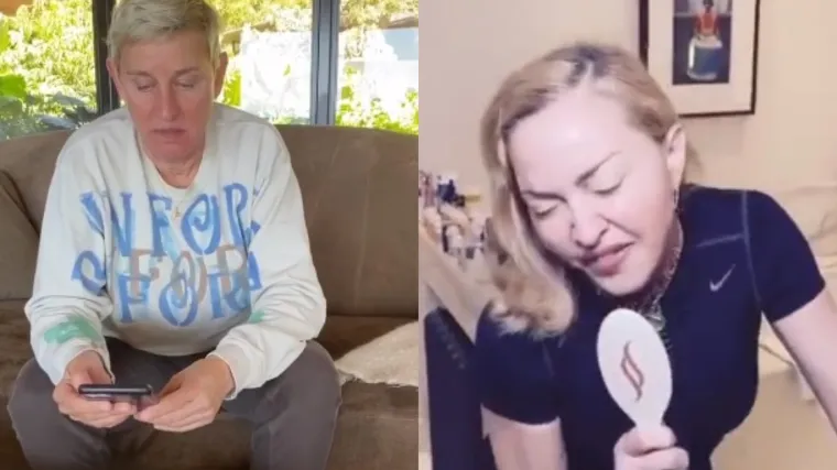 Madonna pjeva o prženoj ribi, a Ellen zivka poznate frendove