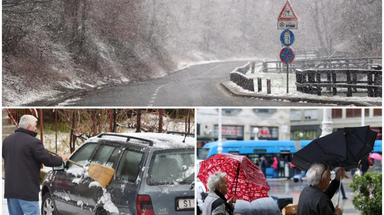 'Snažan vjetar mogao bi bacati sve trusno s o&scaron;tećenih zgrada'; puhat će do 80 km/h, bit će i snijega
