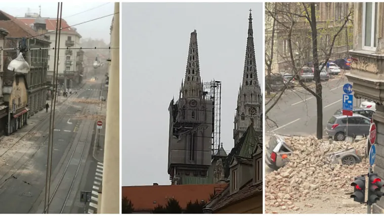 Zagreb je do ponedjeljka u podne doživio 57 potresa! Većinom magnitude do 3 stupnja po Richteru