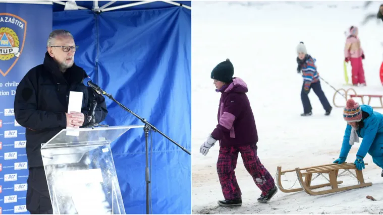 'Pao je snijeg, ali nije vrijeme za snježne radosti. Ako vas policija zatekne u njima, potjerat će vas!'