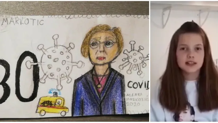 Djevojčica na predivan način zahvalila našoj heroini: 'Puno ju volimo i hvala što se brine o nama'