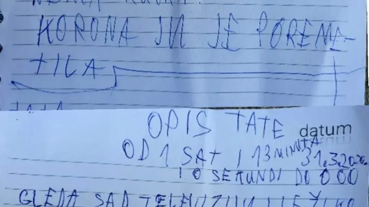 'Mama pije kavu za ručak, a nema ručka. Tata leži k'o trut...'