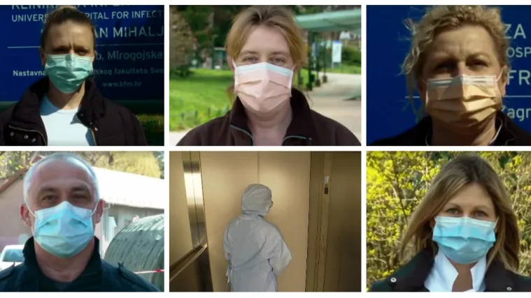 Dobro pogledajte ova lica. I ovo su ljudi s prve crte: Kuhari, čistači, nutricionisti, tehničari