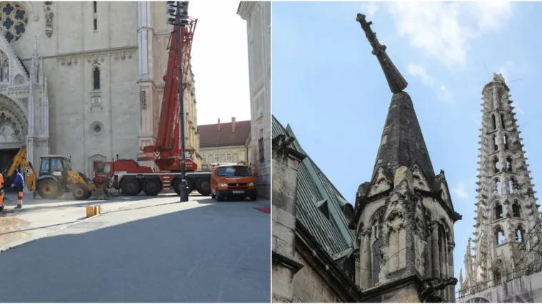 Simbol Zagreba obnavlja se nakon 29 godina: Zavirili smo u katedralu, prvi put poslije potresa