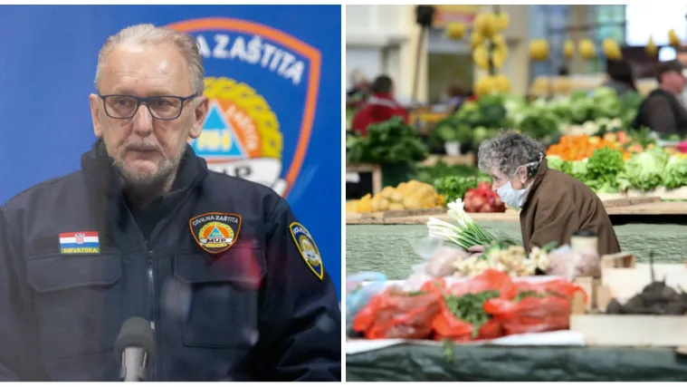 Hrvatska ublažuje stroge mjere: 'Odluka o otvaranju tržnica možda već sutra'