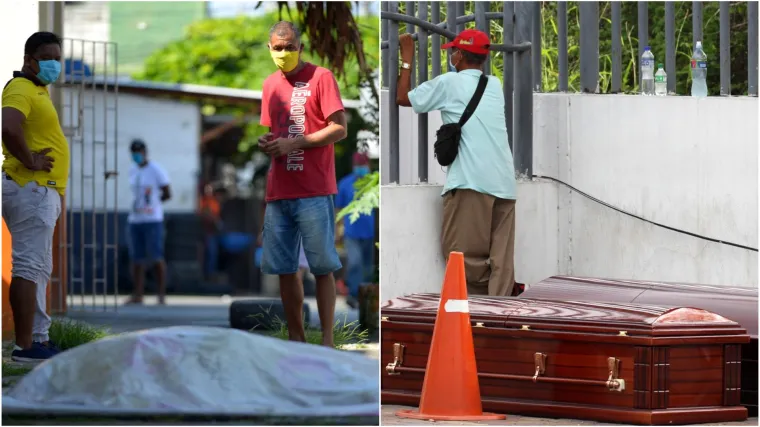 Koronavirus je uzeo maha, mrtvi se ostavljaju na ulici, a lijesovi se rade od kartona