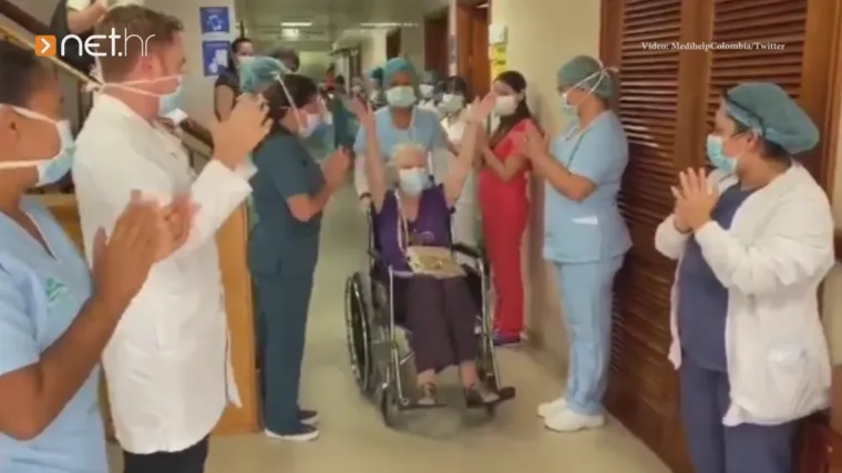 85-godi&scaron;nja baka ozdravila je od koronavirusa, pogledajte rastanak za pamćenje