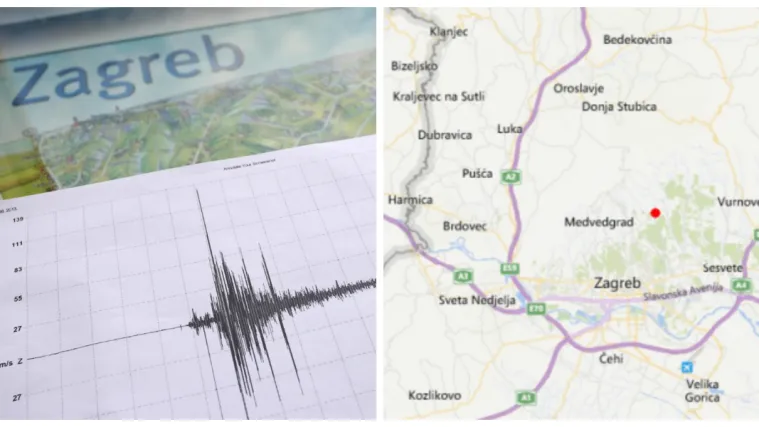 Novi potres od 2,5 po Richteru zatresao Zagreb: 'Čula se i tutnjava...'