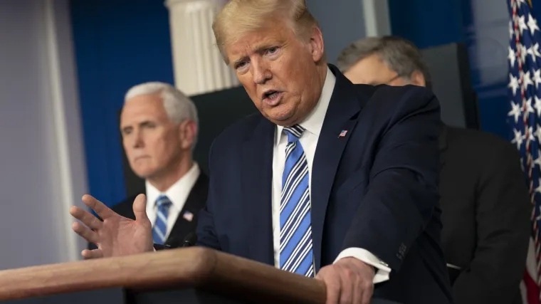 'Odluka o ponovnom pokretanju gospodarstva je na meni, a ne na guvernerima saveznih država'