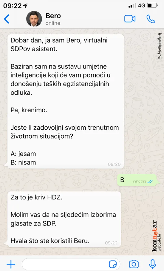 Odgovor &scaron;efa oporbe...