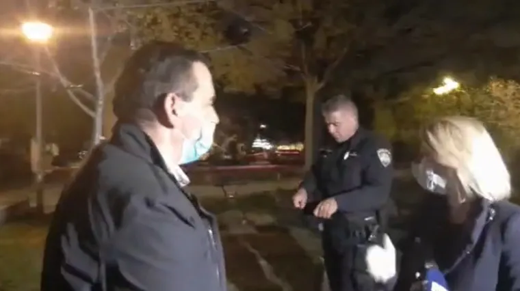 Policajac koji je ispred splitskog Doma upao u TV javljanje uživo poslan na - stručno usavr&scaron;avanje