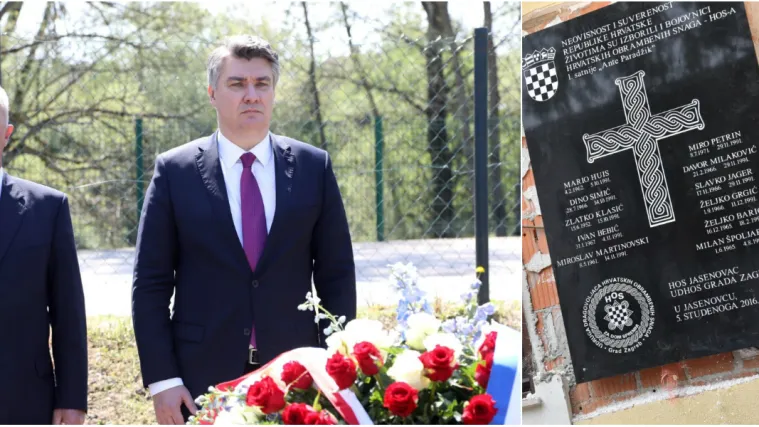 Milanović u Jasenovcu tražio da se izbaci 'usta&scaron;ka ploča': 'To treba maknuti, baciti negdje!'