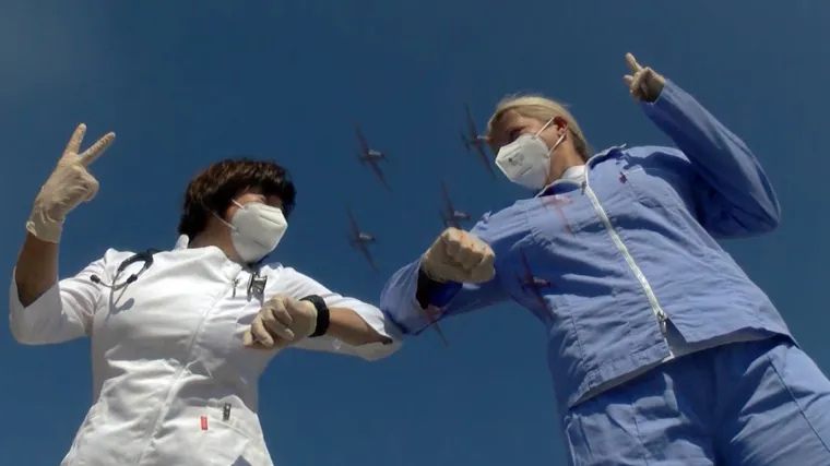 VIDEO Hrvatski vojnici poručili liječnicima i sestrama: 'Vi ste na&scaron;i heroji, hvala vam!'