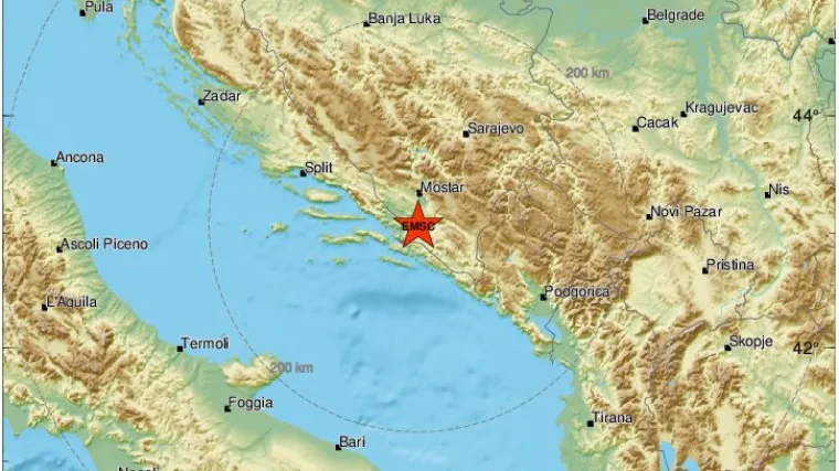 'Čuo se tutanj, dugo je treslo'; epicentar bio u blizini hrvatske granice