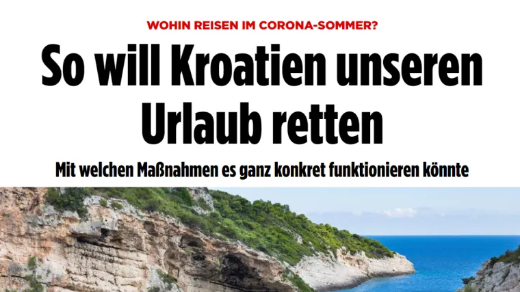 Hrvatska je posebno atraktivna, može se reklamirati kao 'coronafree'