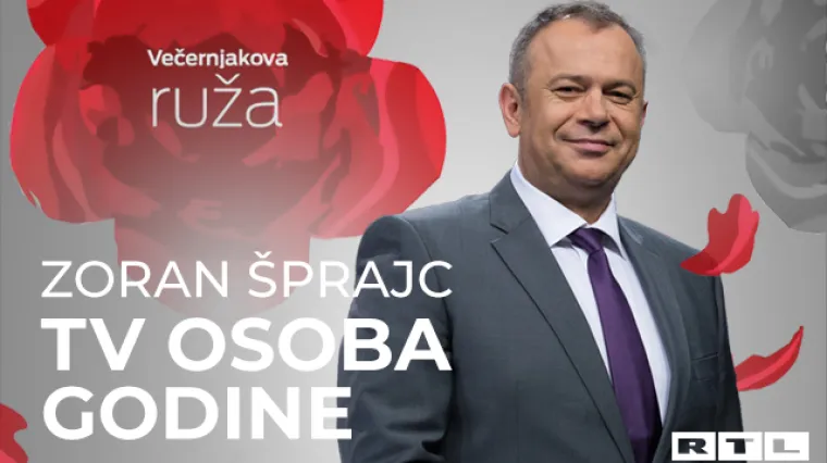 Prva virtualna Večernjakova ruža za TV osobu godine oti&scaron;la u ruke Zorana &Scaron;prajca!