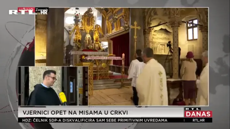 Župnik o povratku vjernika na mise: 'Sve je prošlo u duhu zajedništva i mira'