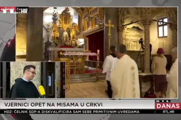 Župnik o povratku vjernika na mise: 'Sve je prošlo u duhu zajedništva i mira'