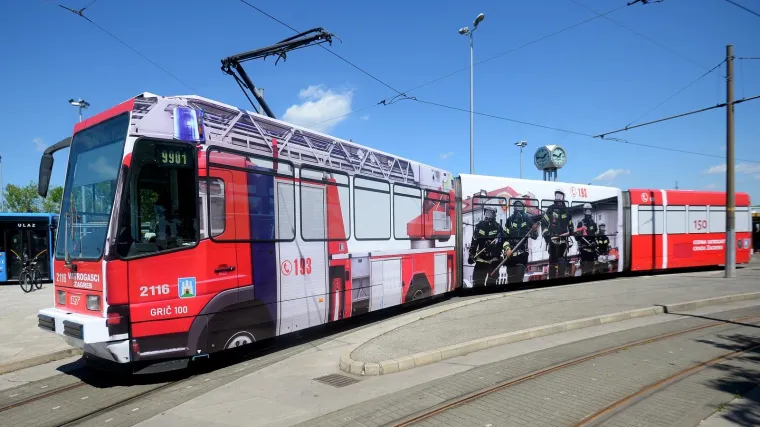 Tramvaj je posebno oslikan u čast herojima Zagreba; Uskoro kreću i ostale linije