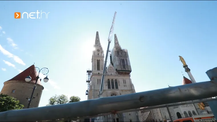 Počele pripreme za postavljanje križeva na zagrebačku katedralu