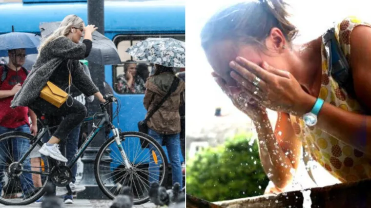 Slijede dva mokra i topla dana, a onda za vikend stiže ne&scaron;to jo&scaron; gore od vrućine