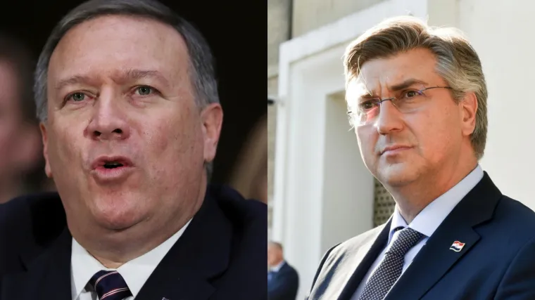 Andrej Plenković i Mike Pompeo razgovarali o borbi protiv pandemije i bilateralnoj suradnji