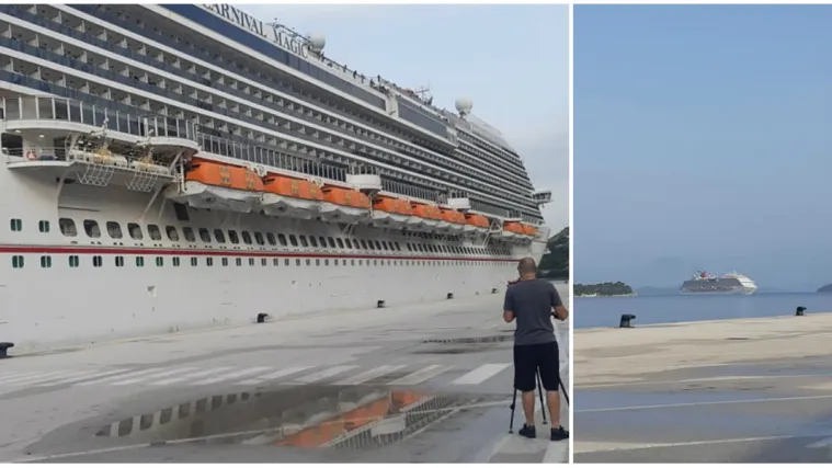 FOTO U Dubrovnik uplovio kruzer s vi&scaron;e od 750 pomoraca: 'Uvjereni smo da nema zaraženih'