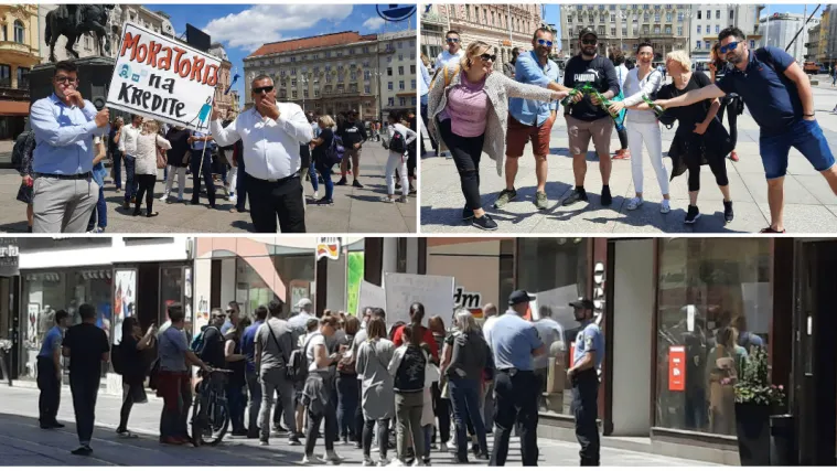 Stotine poduzetnika prosvjeduju u Zagrebu: 'Vlada nam ne da raditi, neka nam onda pomogne!'
