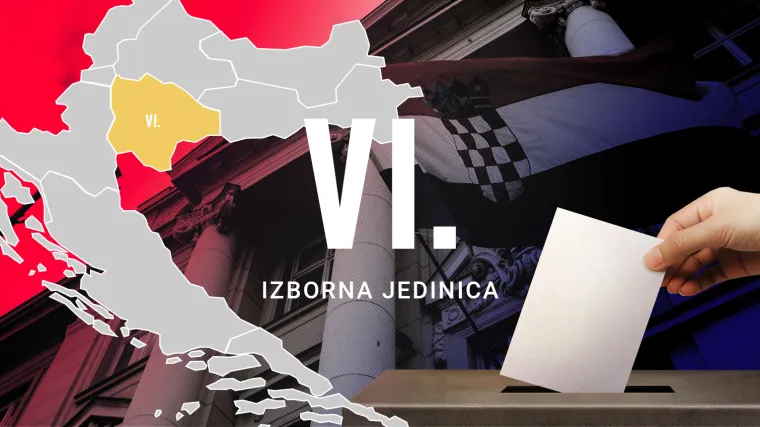 VI. izborna jedinica - može li HDZ ponovno do &scaron;est mandata?