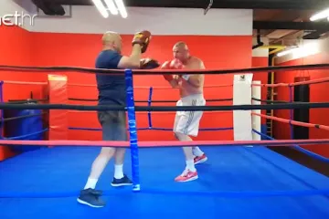 Boksački trening Željka Mavrovića