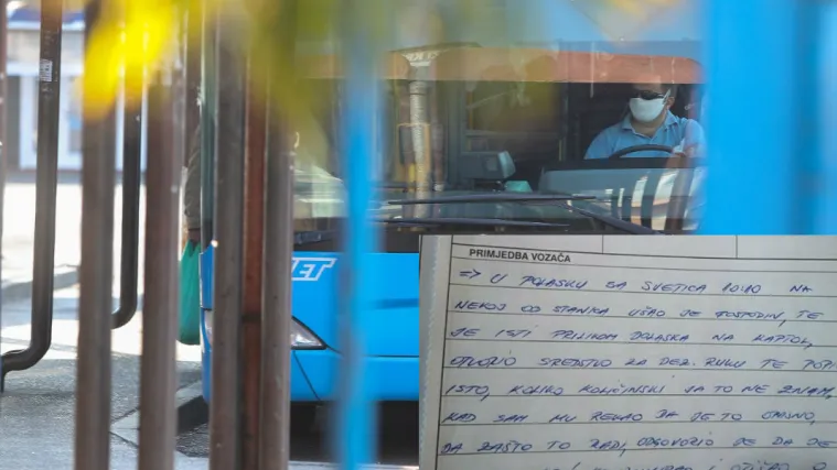Vozač ZET-ova autobusa u &scaron;oku: 'Gospodin je popio dezinficijens i rekao da mu to nije prvi put'