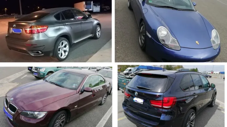 FOTO Od BMW-a do Porschea: Carinici zaplijenili luksuzne jurilice sa stranim dokumentima