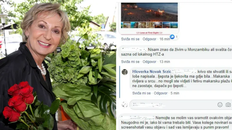 Ako je i od nje, previ&scaron;e je! Hloverka Novak-Srzić hvalila 'na&scaron;u' plažu pa se brutalno osramotila